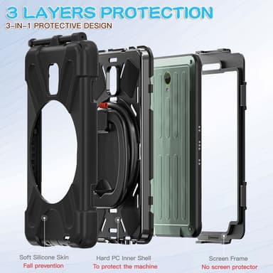 Til Samsung Galaxy Tab Active5 Heavy Duty Armor-deksel