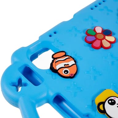 Til iPad Pro 11 (2024) EVA Foam Stativdeksel - Lyseblå