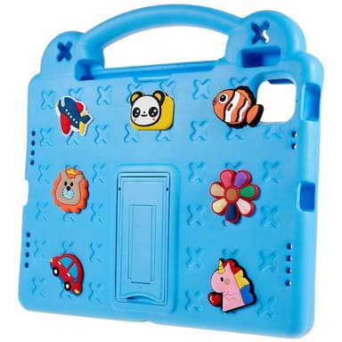 Til iPad Air 11 (2024) EVA Foam Stativdeksel - Lyseblå