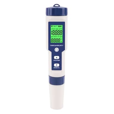 5-i-1-test for vannkvalitet EC Ph TDS temperatur saltholdighet