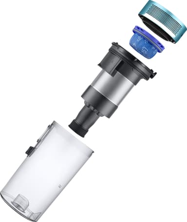 Samsung Jet 75E Pet poseløs støvsuger VS20B75AGR1/WA (teal mint)