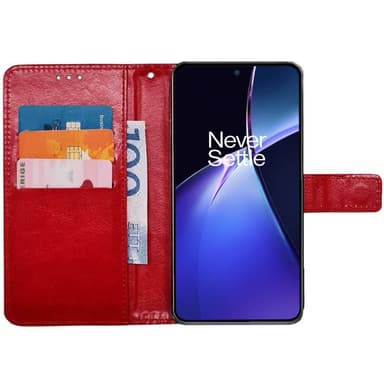 Lommebokdeksel 3-kort OnePlus Nord CE4 Lite - Rød