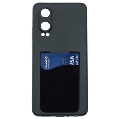 Silikon deksel med kortholder OnePlus Nord CE4 Lite - Svart