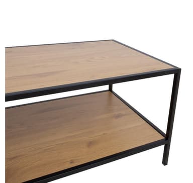 Salongbord HEDVIG 100x50xH40cm, ask/svart