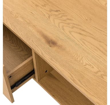 Salongbord SACHA 120x60xH35cm, melamin med eikebark
