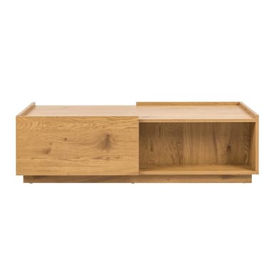 Salongbord SACHA 120x60xH35cm, melamin med eikebark