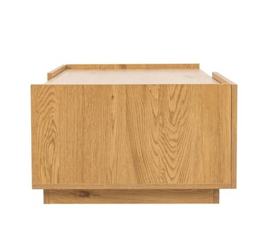 Salongbord SACHA 120x60xH35cm, melamin med eikebark