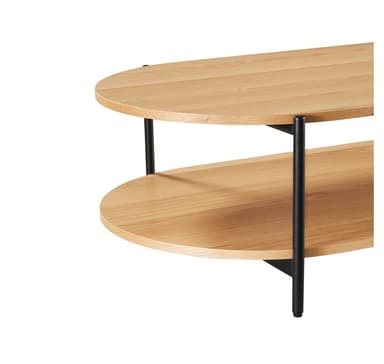 Sofabord DAVIA 115x60xH34cm, eik
