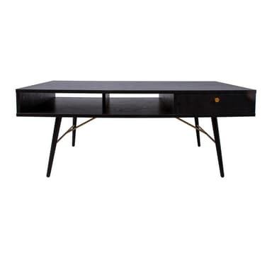 Salongbord LUXEMBOURG 115x60xH45cm, sort