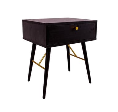 Nattbord LUXEMBOURG 45x35xH50cm, sort
