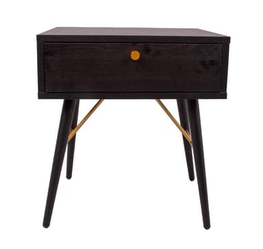 Nattbord LUXEMBOURG 45x35xH50cm, sort