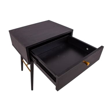 Nattbord LUXEMBOURG 45x35xH50cm, sort