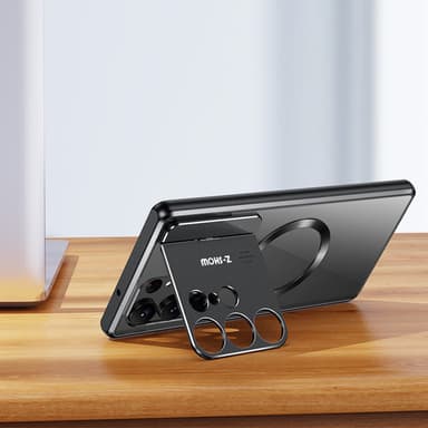 Magnetisk suge-foldebrakett Aromaterapi-telefonveske til Samsung Samsung Galaxy S23 Ultra