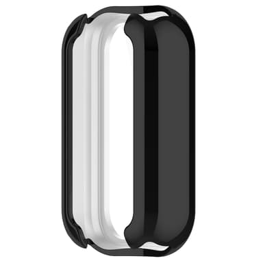 Beskyttelsesdeksel med skjermbeskytter for Xiaomi Mi Band 8 Active/Redmi Band 2 Sort