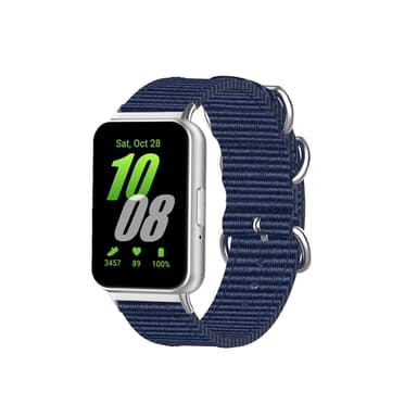 Samsung Fit3 SM-R390 Nylon lerretsbånd Blå