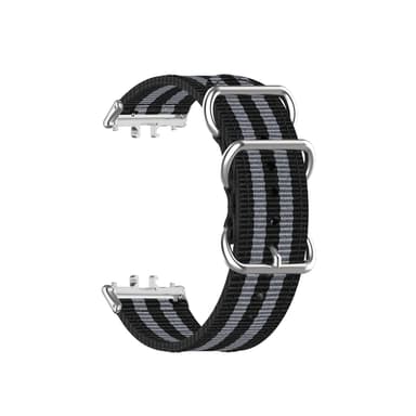 Samsung Fit3 SM-R390 Nylon lerretsbånd Svart+grå