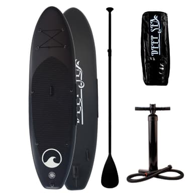 Deep Sea SUP Brett Sett Standard (275cm), svart