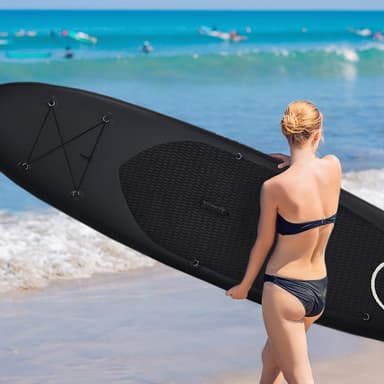 Deep Sea SUP Brett Sett Standard (275cm), svart