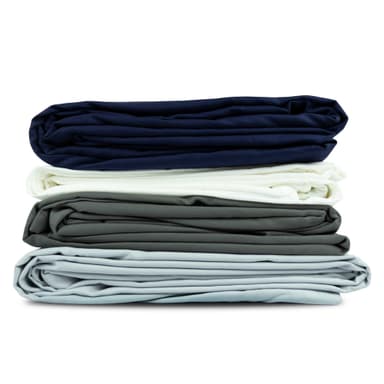 Polar Night Bomulls Dyne Trekk, 100x150cm - Hvit