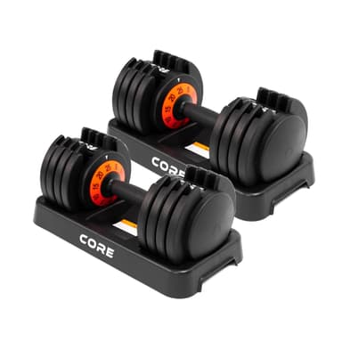 Core 2x Justerbar Håndvekt, 50kg