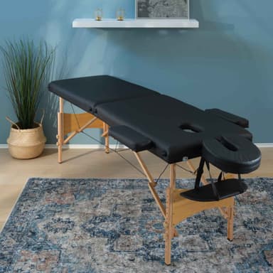 React Massasjebenk P200, svart