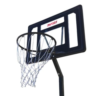 Prosport Basketballkurv med Stativ Jr. 2,1-2,6m, Svart Utgave