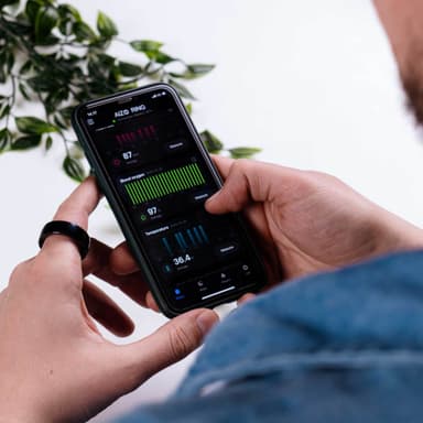 Odo Smart Ring 3, Svart - 10
