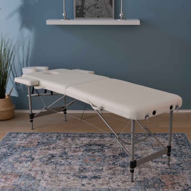 Core Massasjebenk A200, hvit