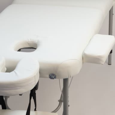 Core Massasjebenk A200, hvit