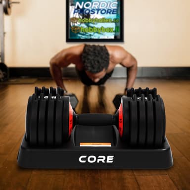 Core Justerbar Håndvekt 25kg