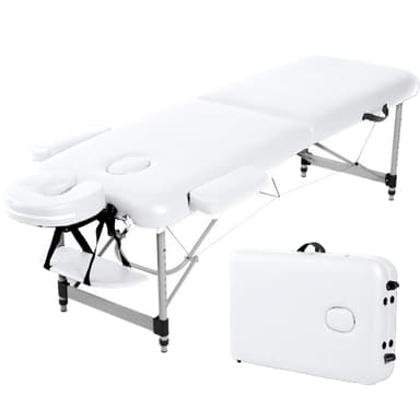 Core Massasjebenk A200, hvit
