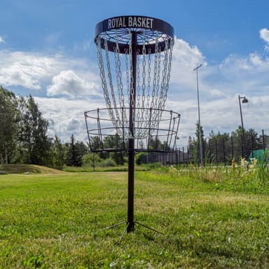 Viking Discs Royal Basket Disc Golf Kurv, Svart Utgave