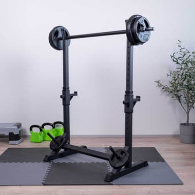 Core Half Rack Squat Rack 107X60X150 cm, svart