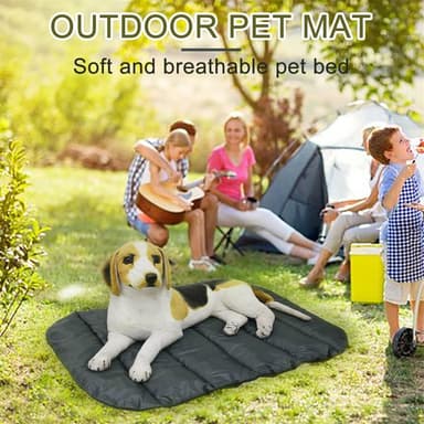 Vanntett sovematte for hunder med oppbevaringspose 80x70cm