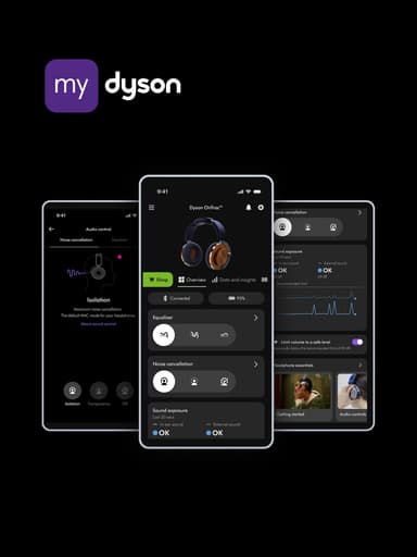 Dyson Ontrac CNC trådløse on-ear hodetelefoner (kobber)
