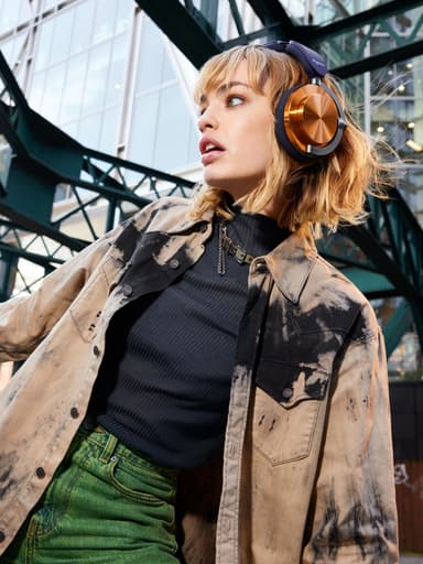 Dyson Ontrac CNC trådløse on-ear hodetelefoner (kobber)