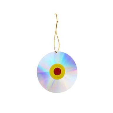 Reflekterende fuglebur Rund plate