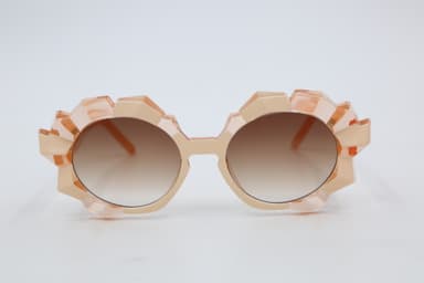 Solbriller kvinner UV400 Beige