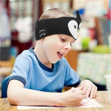 Bluetooth 5.0 Sovemaske med Bluetooth-hodetelefoner Sort