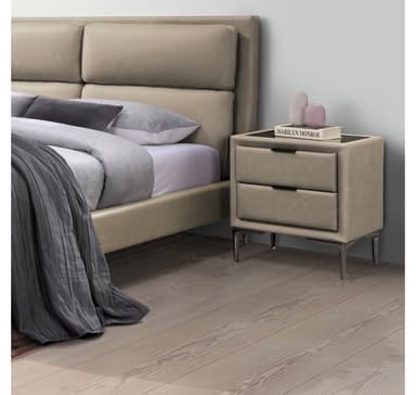 Nattbord LENA 50,5x41xH54cm, beige