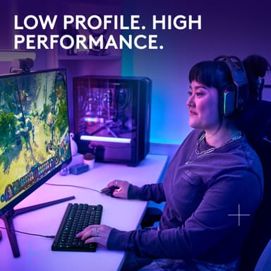 Logitech G G515 TKL gamingtastatur (tactilt, sort)