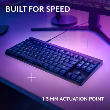 Logitech G G515 TKL gamingtastatur (tactilt, sort)