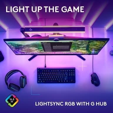 Logitech G G515 TKL gamingtastatur (tactilt, sort)