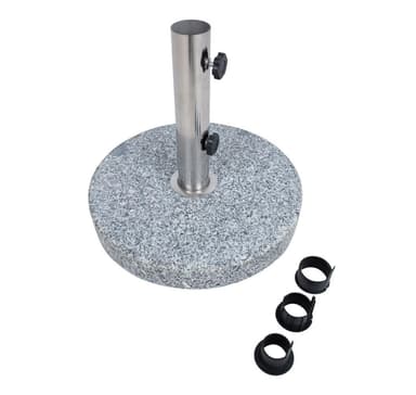 Parasollfot D40cm/20kg, granitt