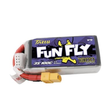 3s  1300mah -100C Tattu - Gens Ace Funfly XT60