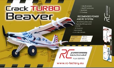 RCF FUN Turbo Crack Beaver EPP Blue Kit