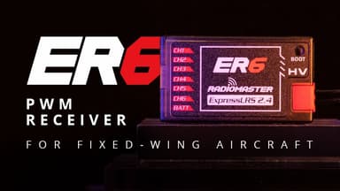 Radiomaster ELRS ER6 6ch PWM Reciver 2.4GHz