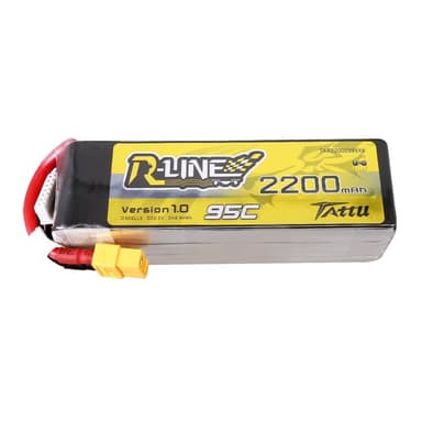 6s  2200mAh -95C - Gens Ace Tattu R-Line XT60