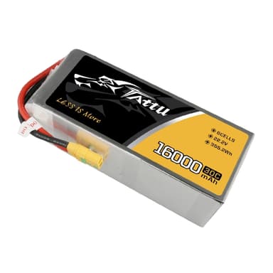 6s 16000mAh - 30C - Gens Ace Tattu XT90 AntiSpark