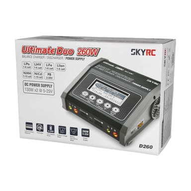 SkyRC Ultimate Duo D260 AC/DC Lader 2x130W